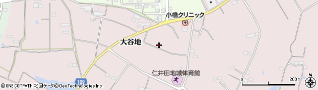 福島県須賀川市仁井田（大谷地）周辺の地図