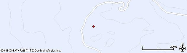 福島県只見町（南会津郡）布沢（小倉）周辺の地図