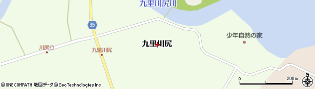 石川県鳳珠郡能登町九里川尻周辺の地図