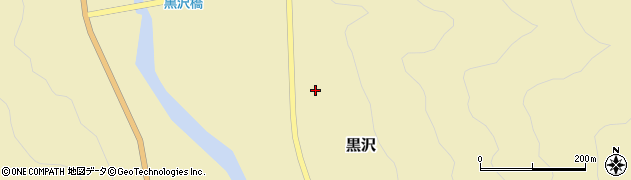 福島県只見町（南会津郡）黒沢（沖）周辺の地図