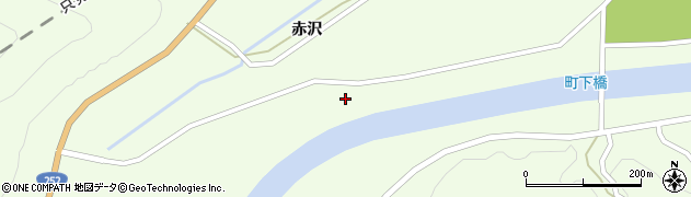 福島県南会津郡只見町只見赤沢下周辺の地図