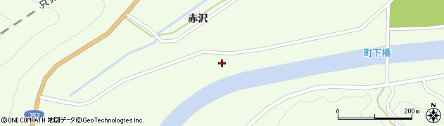 福島県只見町（南会津郡）只見（赤沢下）周辺の地図