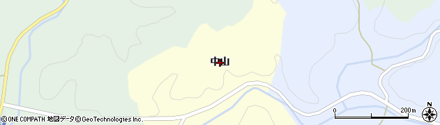 福島県郡山市田村町上道渡（中山）周辺の地図