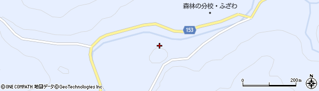 福島県南会津郡只見町布沢並滝周辺の地図