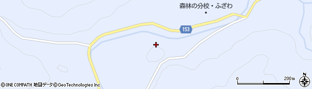 福島県只見町（南会津郡）布沢（並滝）周辺の地図
