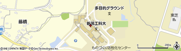 新潟工科大学　経営企画・ＩＲ室周辺の地図