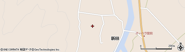 福島県昭和村（大沼郡）下中津川（反間）周辺の地図