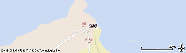 石川県能登町（鳳珠郡）立壁周辺の地図