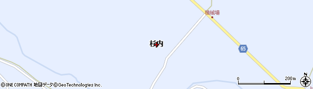 福島県小野町（田村郡）浮金（杉内）周辺の地図
