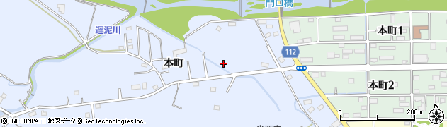 福島県富岡町（双葉郡）本岡（本町）周辺の地図