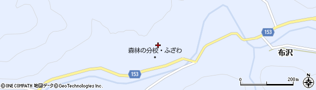 福島県只見町（南会津郡）布沢（的場）周辺の地図