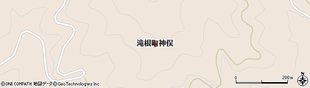 福島県田村市滝根町神俣周辺の地図