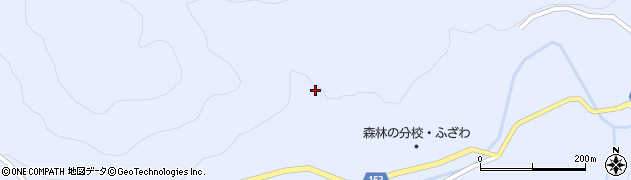 福島県只見町（南会津郡）布沢（岩下）周辺の地図