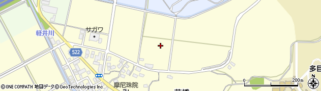 新潟県柏崎市藤橋周辺の地図