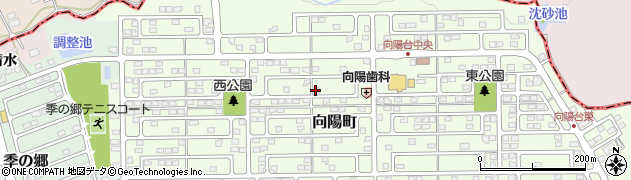 福島県須賀川市向陽町周辺の地図