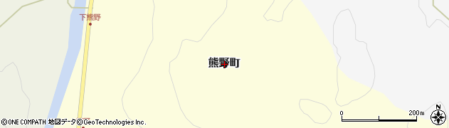 石川県輪島市熊野町周辺の地図