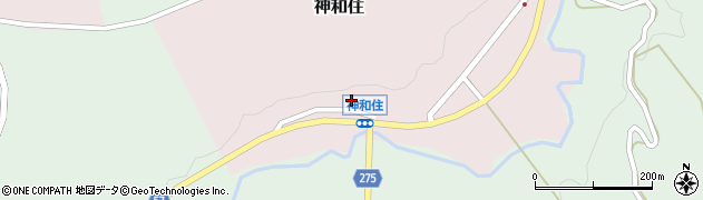 石川県鳳珠郡能登町神和住子周辺の地図