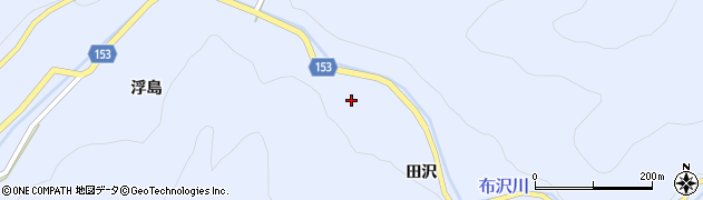 福島県只見町（南会津郡）布沢（沖ノ原）周辺の地図