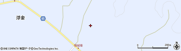 福島県小野町（田村郡）浮金（鹿野）周辺の地図