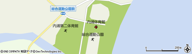 内浦体育館　総合運動公園・管理事務所周辺の地図
