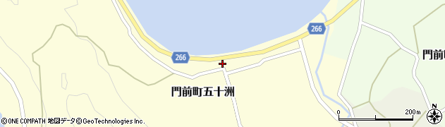 石川県輪島市門前町五十洲東出11周辺の地図