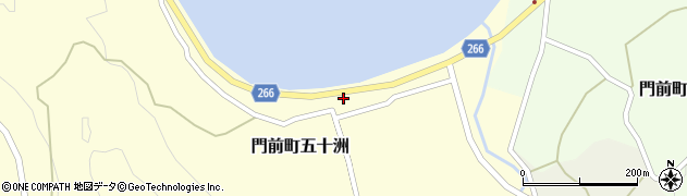 石川県輪島市門前町五十洲東出14周辺の地図