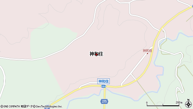 〒928-0325 石川県鳳珠郡能登町神和住の地図