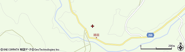石川県輪島市上山町元雑座周辺の地図