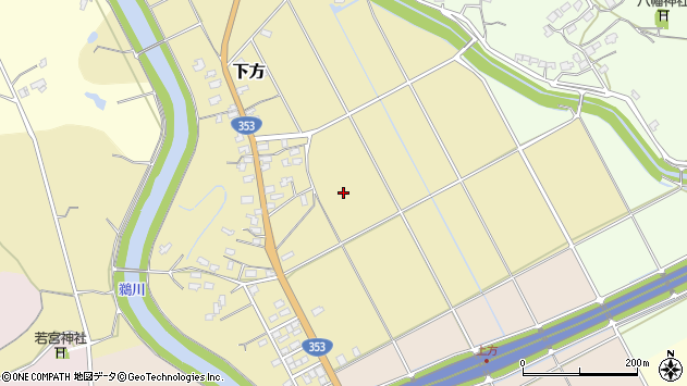〒945-1104 新潟県柏崎市下方の地図
