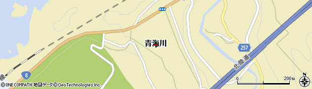 新潟県柏崎市青海川周辺の地図