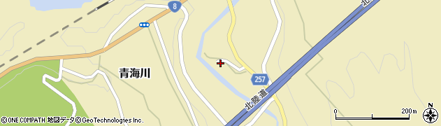 新潟県柏崎市青海川42周辺の地図