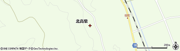 福島県田村市滝根町菅谷（北高柴）周辺の地図