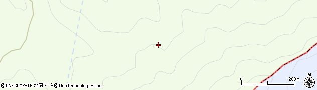 福島県金山町（大沼郡）山入（東曽根山）周辺の地図