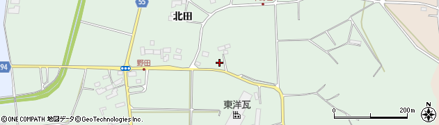 福島県郡山市三穂田町野田（工藤台）周辺の地図