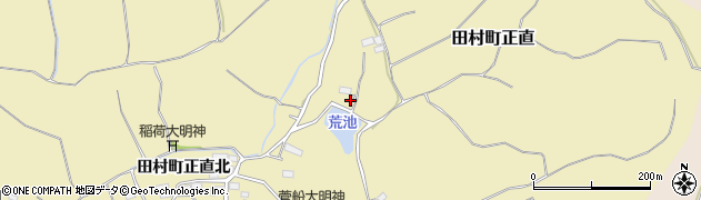 福島県郡山市田村町正直周辺の地図