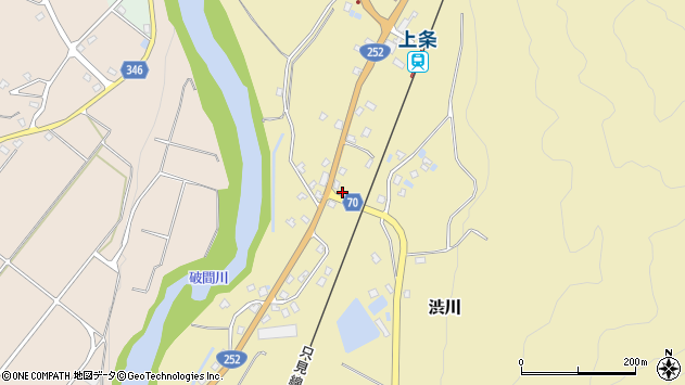 〒946-0203 新潟県魚沼市渋川の地図