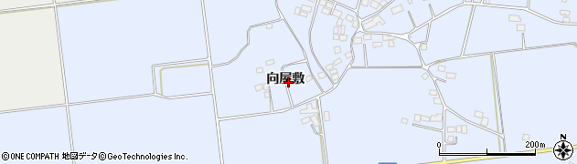 福島県郡山市三穂田町鍋山（向屋敷）周辺の地図