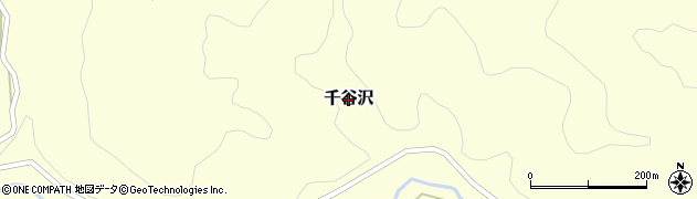 新潟県長岡市千谷沢周辺の地図