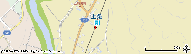 上条駅周辺の地図