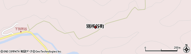 石川県輪島市別所谷町周辺の地図