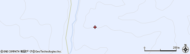 福島県只見町（南会津郡）布沢（後田）周辺の地図