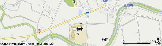 福島県郡山市三穂田町富岡（柿ノ口）周辺の地図