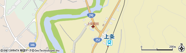 上条駅前周辺の地図