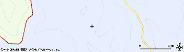 福島県只見町（南会津郡）布沢（松峯山）周辺の地図