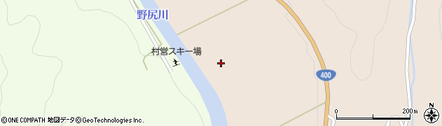 福島県昭和村（大沼郡）下中津川（五十里田）周辺の地図