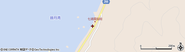 石川県輪島市門前町皆月（ニ）周辺の地図