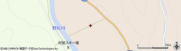 福島県昭和村（大沼郡）下中津川（下谷地）周辺の地図