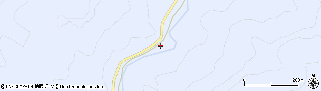 福島県只見町（南会津郡）布沢（黒滝）周辺の地図