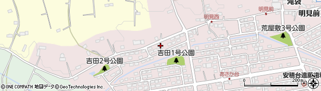 福島県郡山市安積町笹川（吉田）周辺の地図