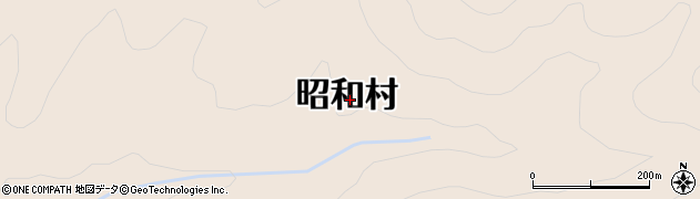 福島県昭和村（大沼郡）下中津川（滝ノ沢）周辺の地図